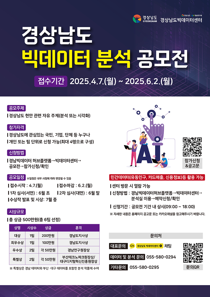 경상남도 빅데이터 분석 공모전