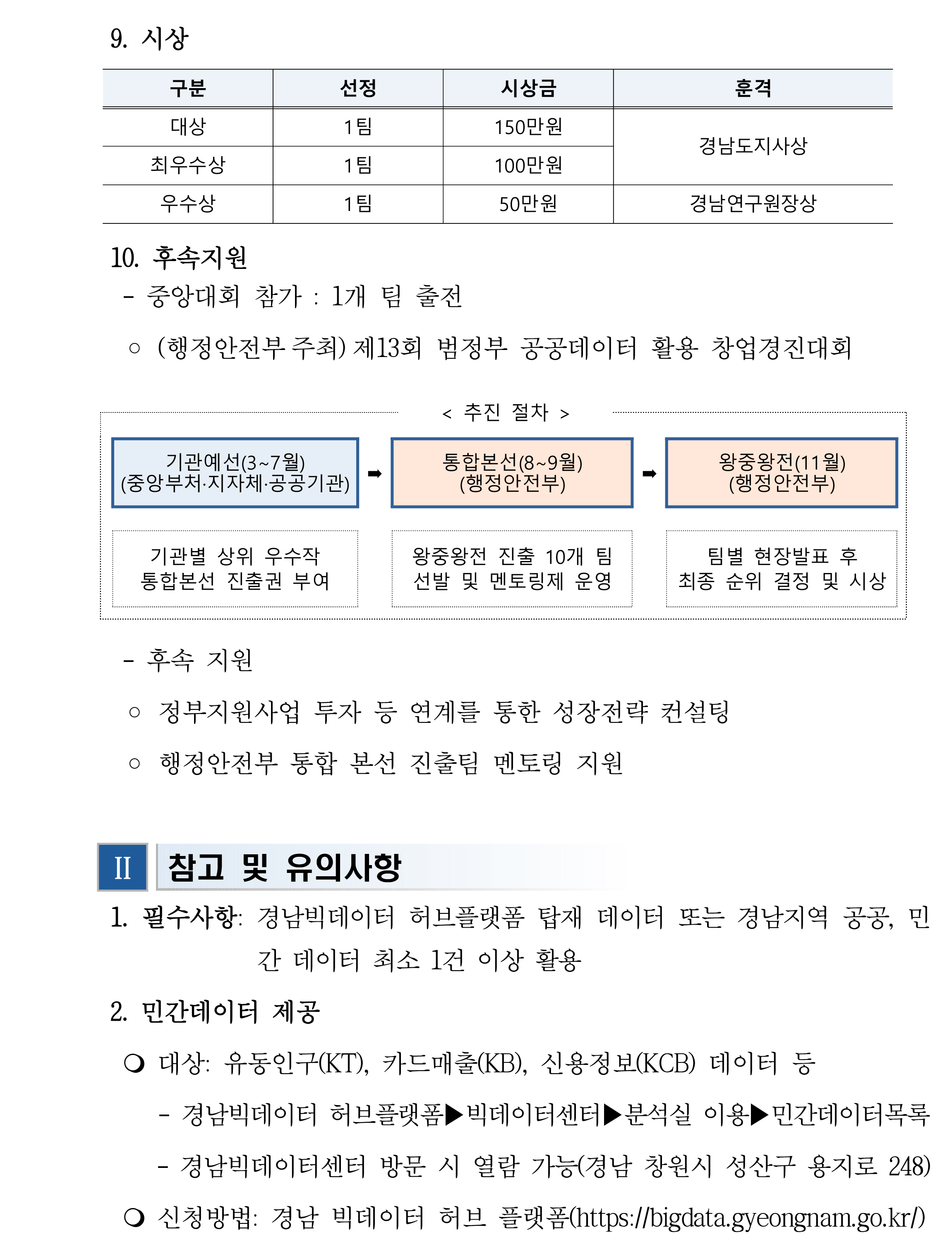 창업경진대회 공고문 3